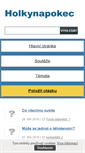 Mobile Screenshot of holkynapokec.cz